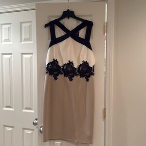 Women’s formal fancy dress crisscross top never worn